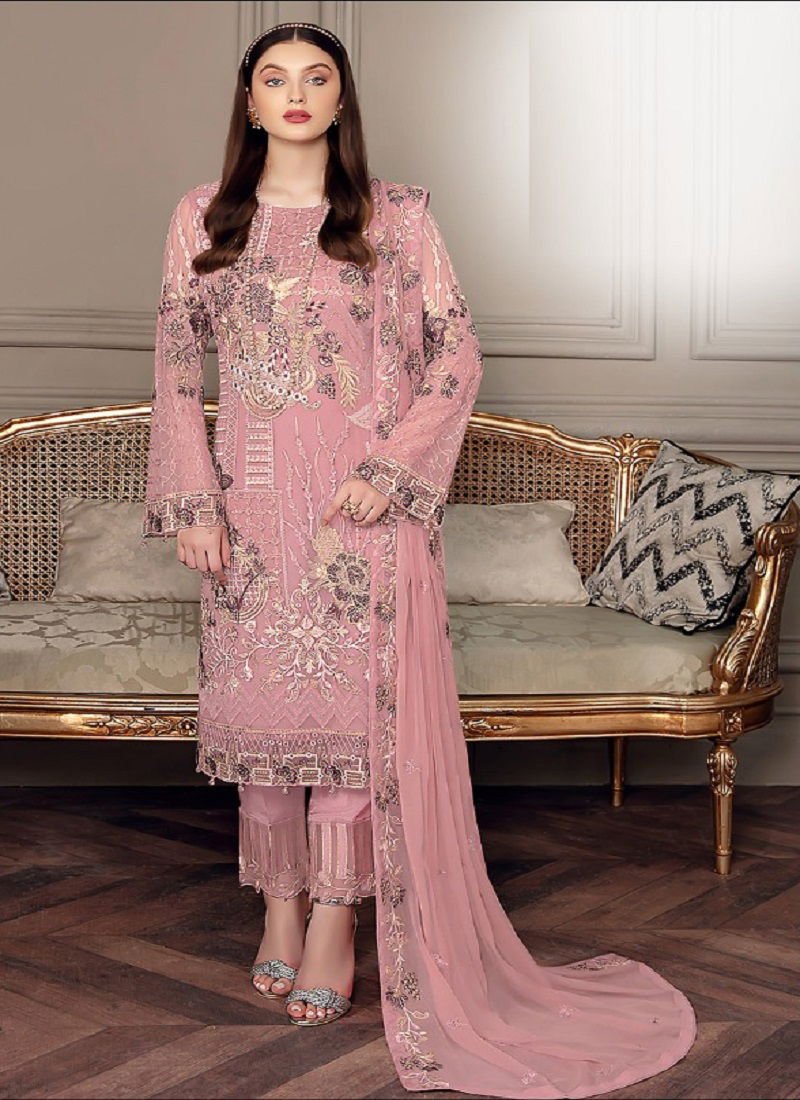 Dinsaa 161 Festive Wear Embroidery Wholesale  Pakistani Salwar Suits